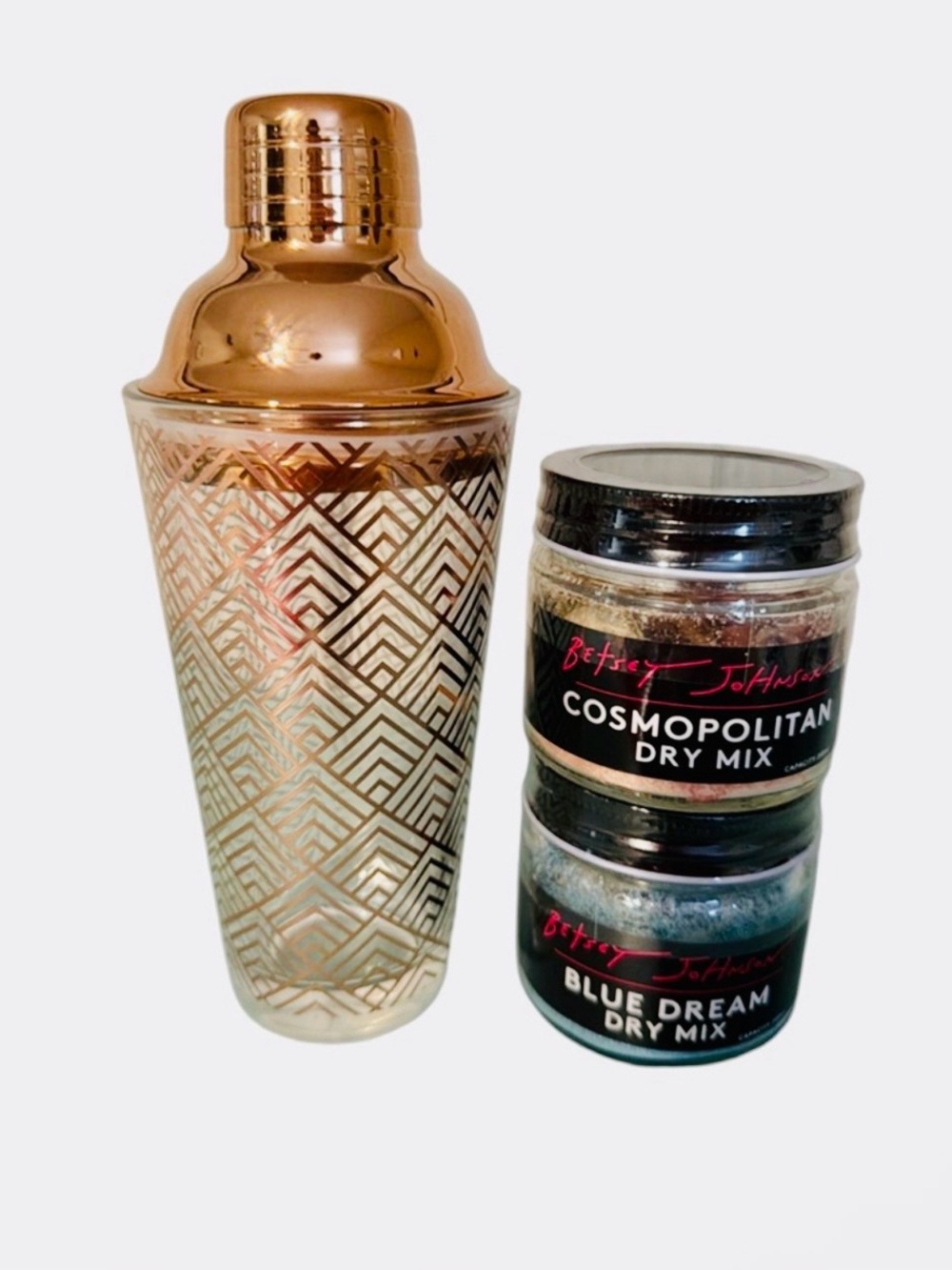 Betsey Johnson Cocktail Shaker Gift Set NIB